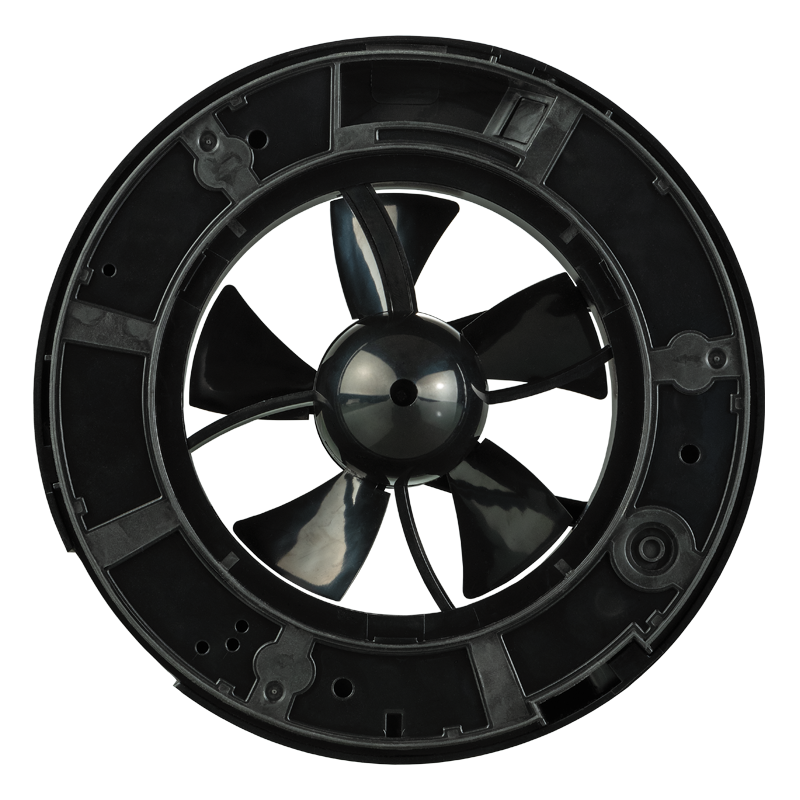 Blauberg O2 black - Intelligent axial fans for extract ventilation