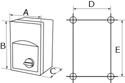 Blauberg CDR5E E3.5 TP - Dimensions