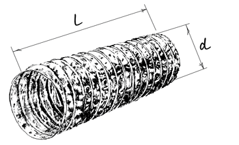 Blauberg BlauFlex AF M1/102/6 - Dimensions