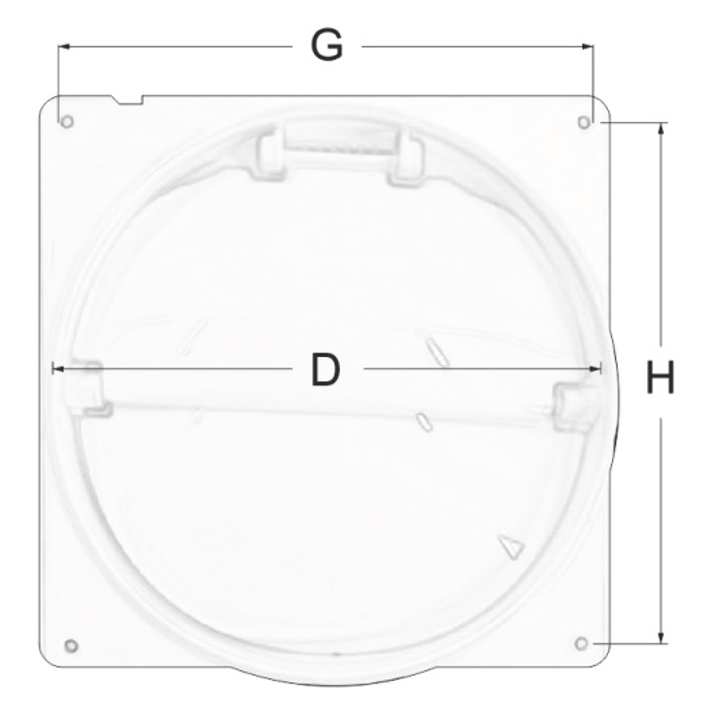 Blauberg Brice 100 - Dimensions