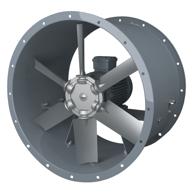 Series Blauberg Axis-P 60 Hz - Medium pressure axial fans - Axial smoke extraction fans