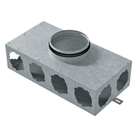 Radial ductwork - Air distribution - Series Blauberg BlauFast SR 160/90x8 01